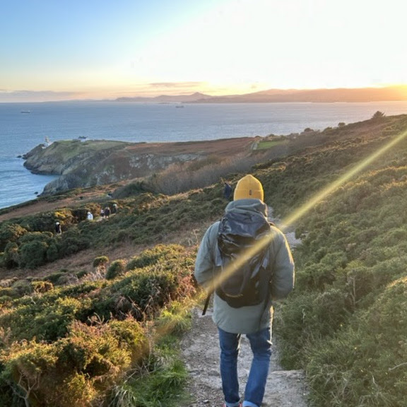 Jonathan Keasey at Howth Head, outside Dublin